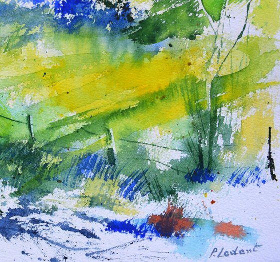 Light ina clearance-watercolor