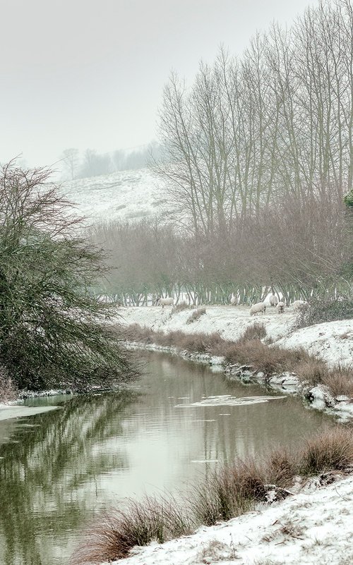 Snow on the Tillingham by Adam Regan