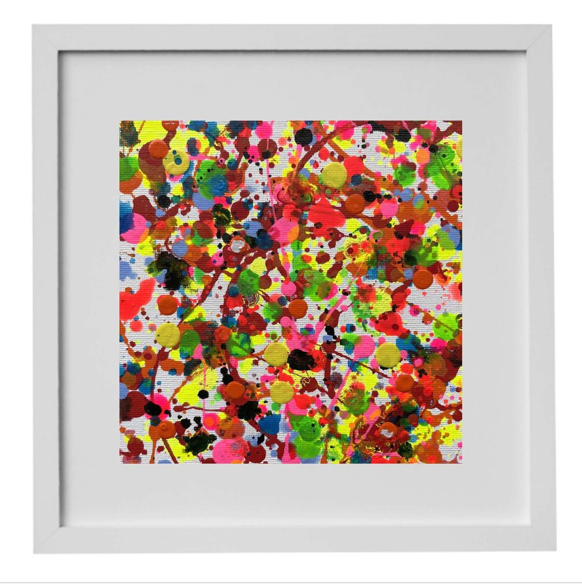 P010 Little Style Pollock By Juan Jose Garay, 8 X 8, Artwork For Sale On Artfinder