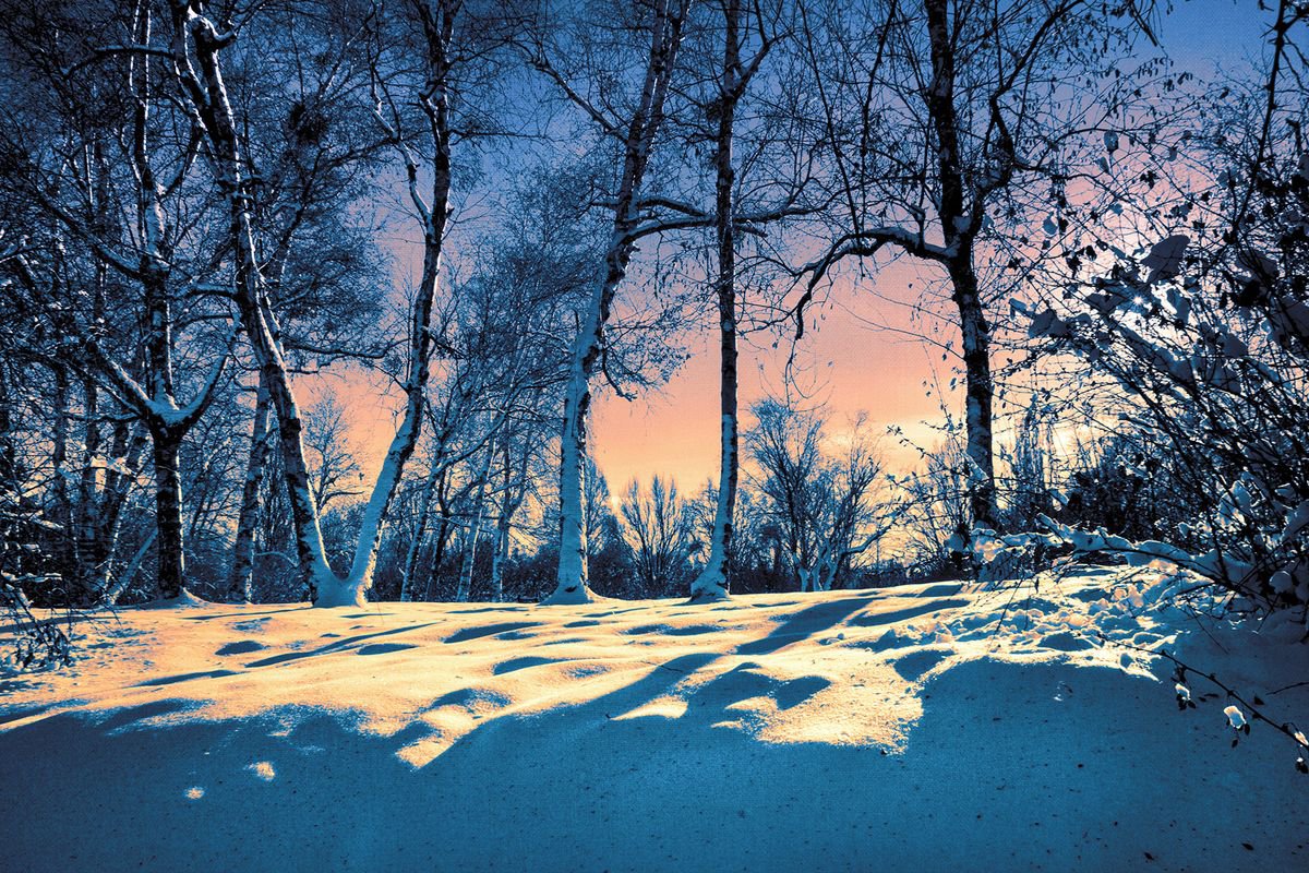 Shadows of a winter evening. by Valerix