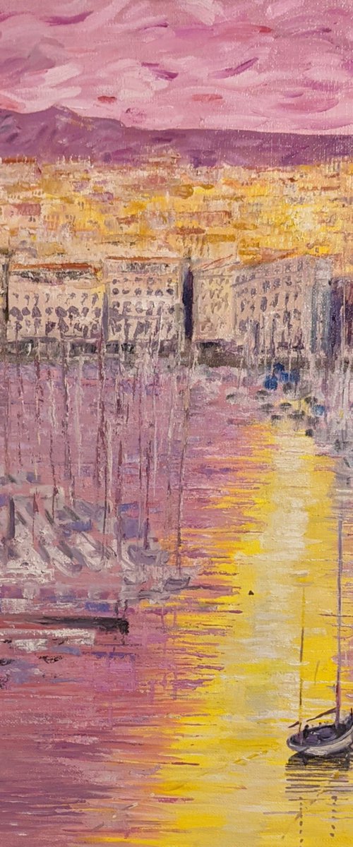 le Vieux-Port Rose by Chris Walker
