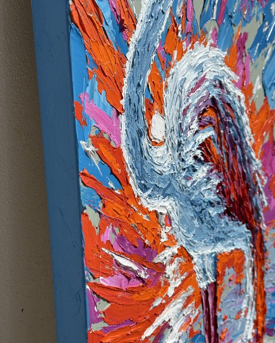 Blue Flamingo