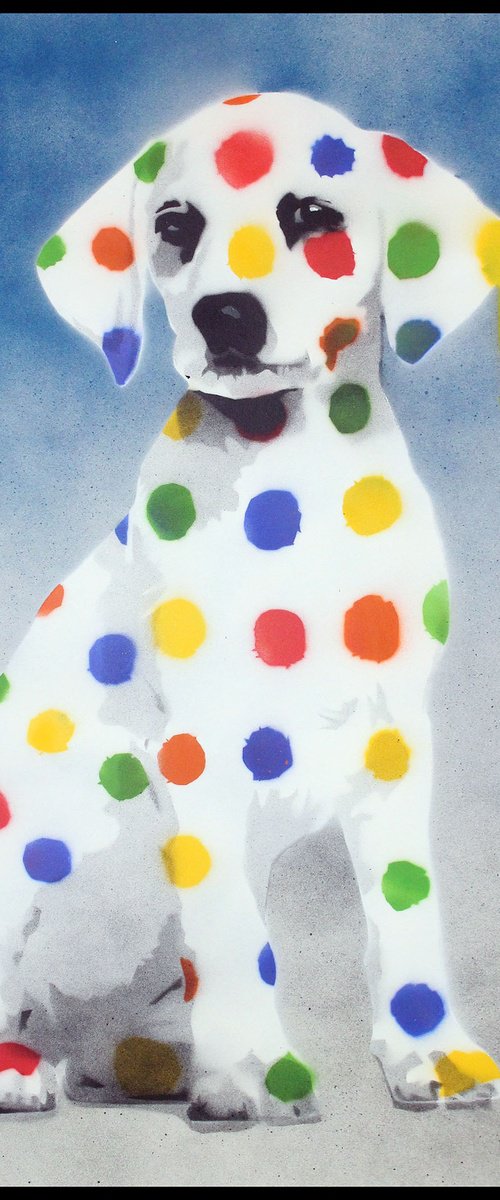 Damien's dotty, dawg (bpp). by Juan Sly