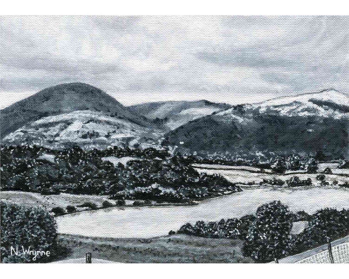 Blelham Tarn - The Lake District - Countryside Small Original Landscape Art by Neil Wrynne