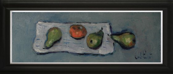 Still Life with Blue Checked Cloth