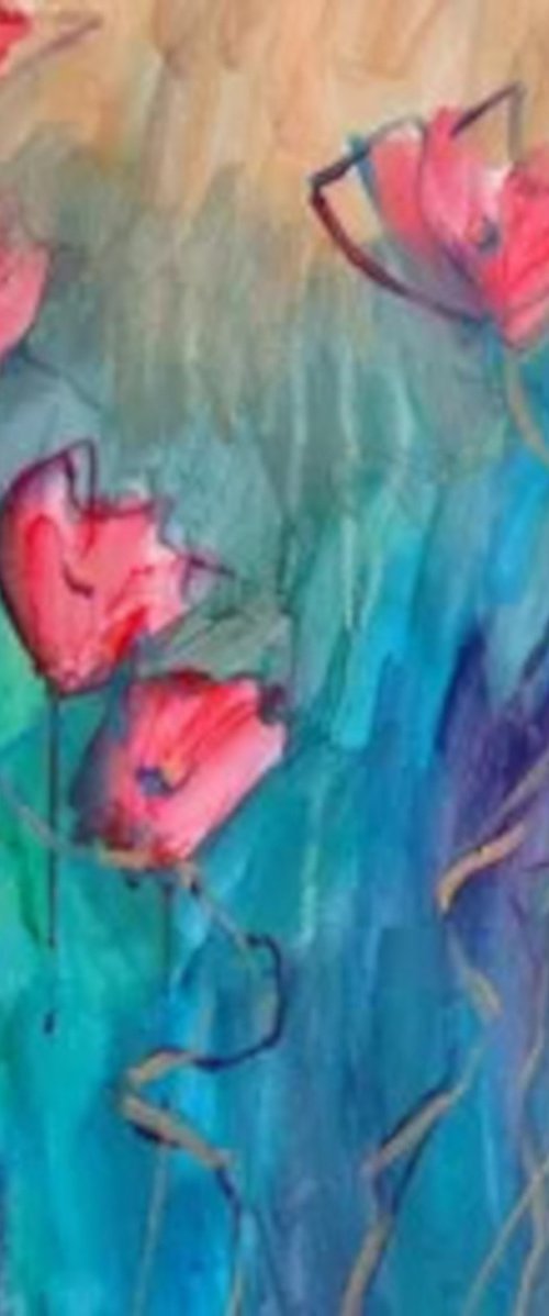 Soft Floral Bloom by Marina Krylova