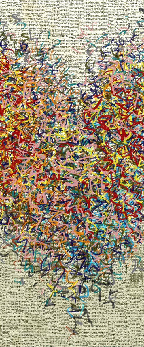 The Wild Optimist 101 x 101cm by George Hall