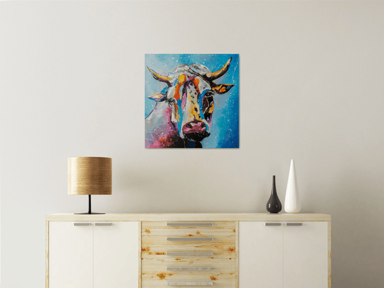 Colorful cow