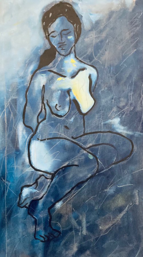 Blue Nude by Tarja Laine