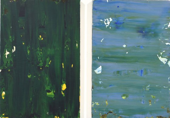 Green Moving Toward Blue