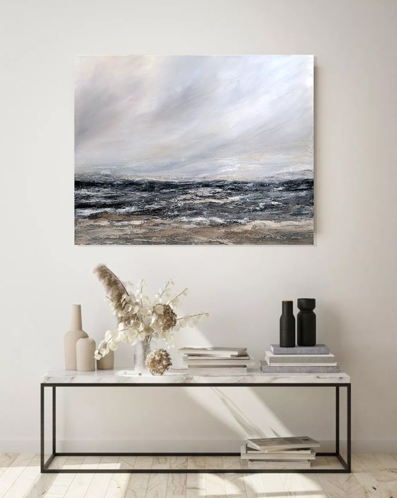 Stormy Ocean Art