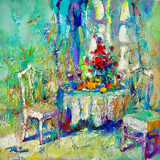Interior Series - Red Flower