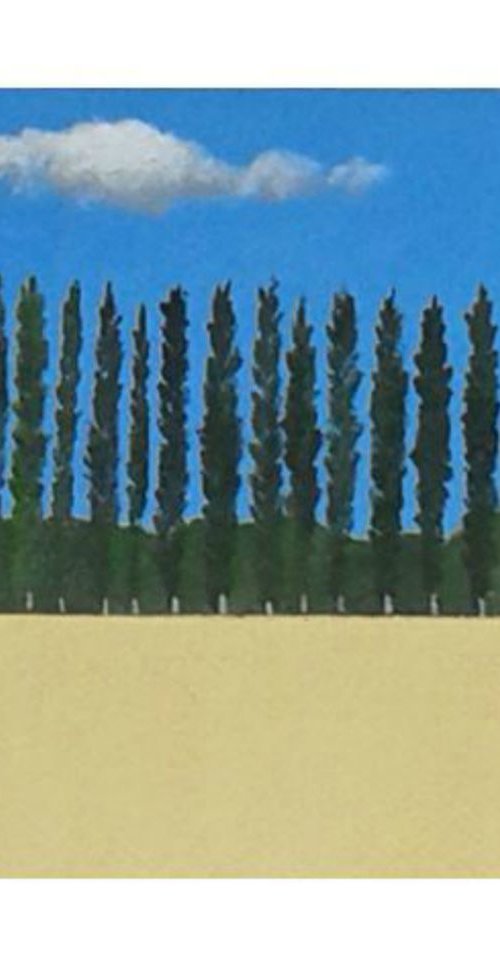 Poplar Trees, Hampshire by Jan Rippingham