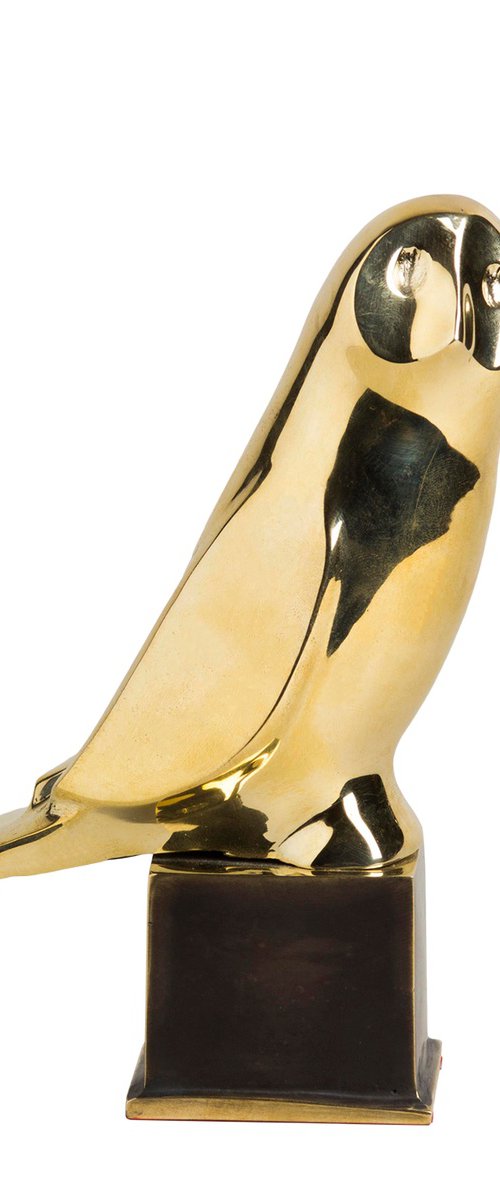 "Owl" art deco sculpture by Veaceslav Jiglitski