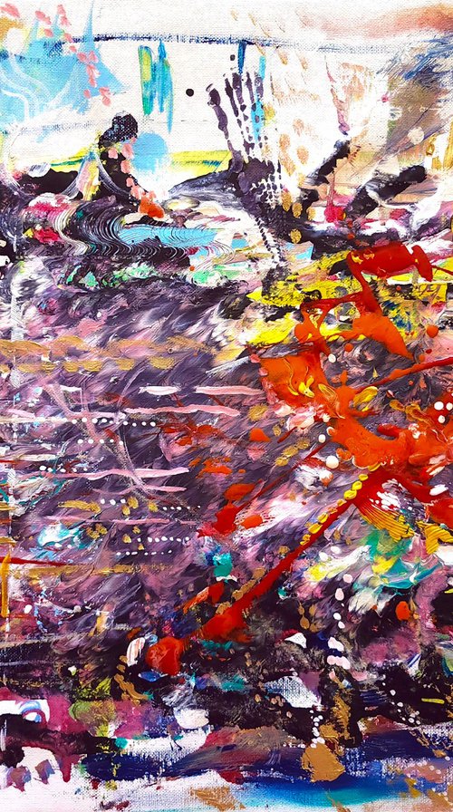 Golden Rain on Q by Galina Victoria