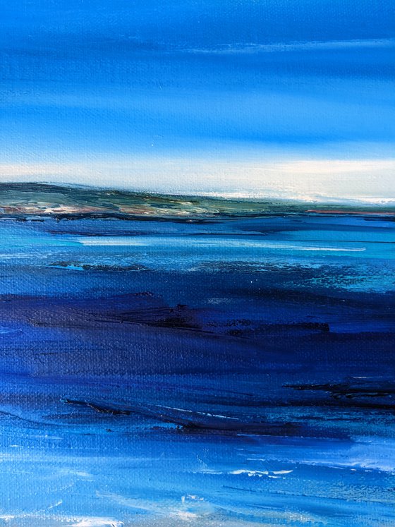 Abstract Blue Seascape