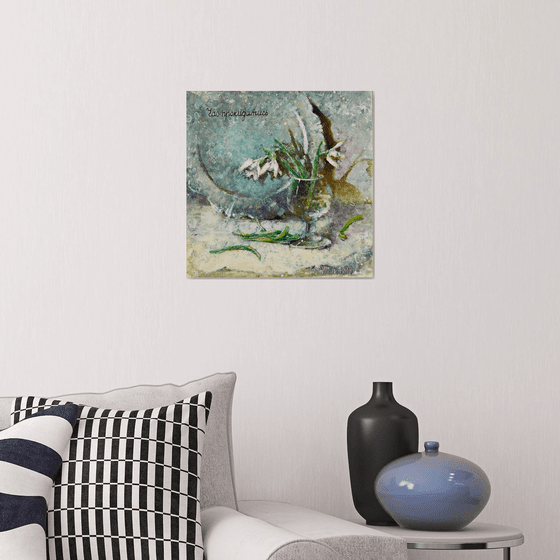 Flowers in Glass Still Life