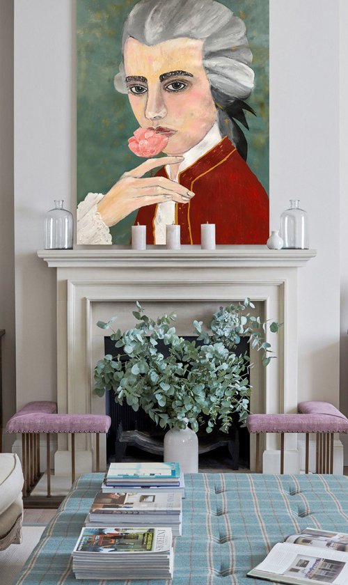 The Enigma of the Flower - Art-Deco by Artemisia