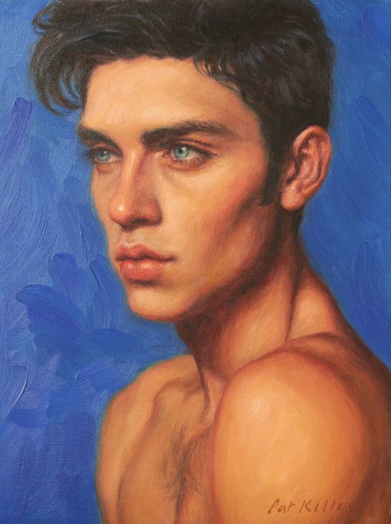 Man with Cobalt Blue