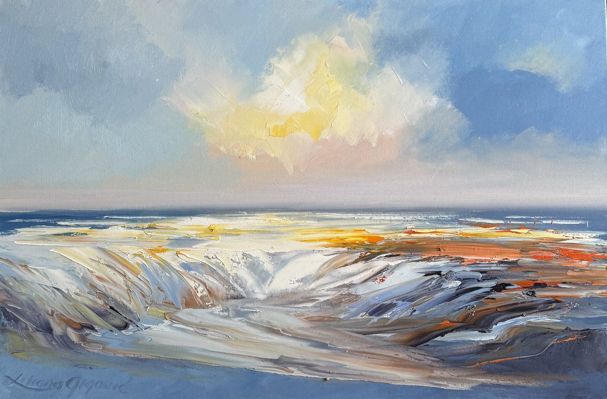 Colours Of The Ocean No 63 By Liliana Gigovic, 36 X 24, Artwork For Sale On Artfinder
