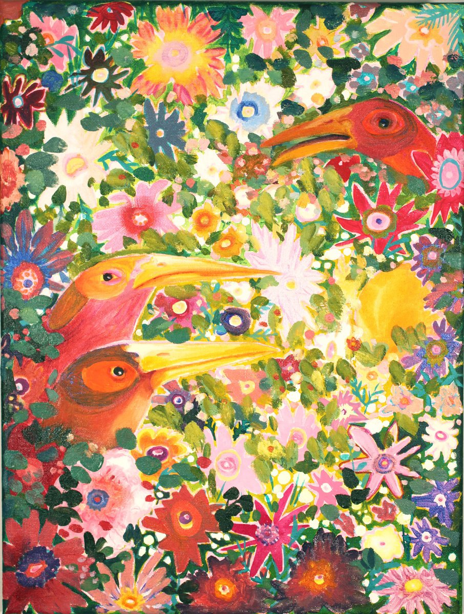 Garden birds by Kamila Strzeszewska