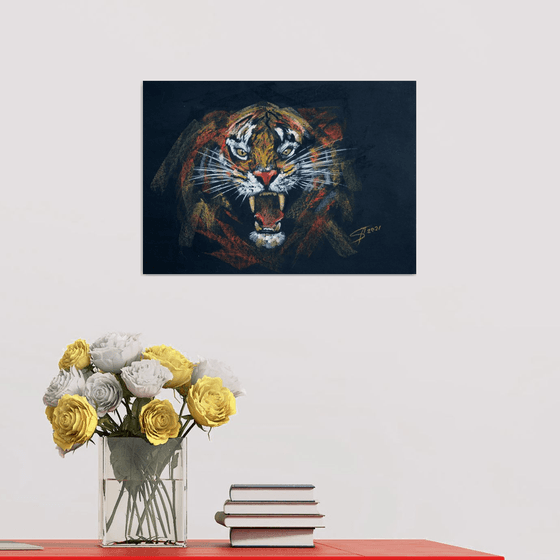 Tiger III /  ORIGINAL PAINTING