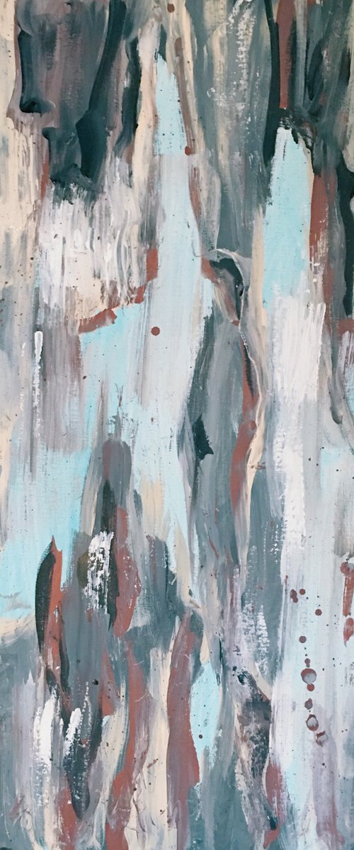 PRESENCE OF MIND - NOW - Eucalyptus Tree Bark - Framed by HSIN LIN