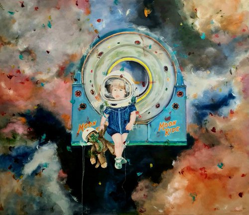 Spacebaby. Moon Ride 🌙Astronauts by Lena Applebaum