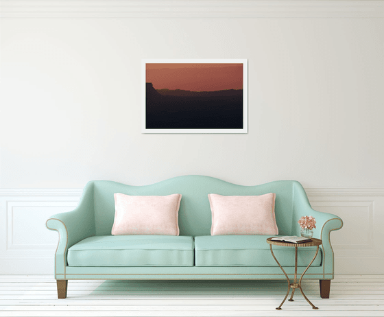 Sunrise over Ramon crater #8 | Limited Edition Fine Art Print 1 of 10 | 90 x 60 cm