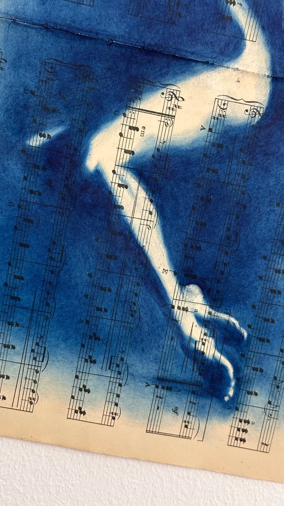 Muse №2 - Cyanotype Female Nude