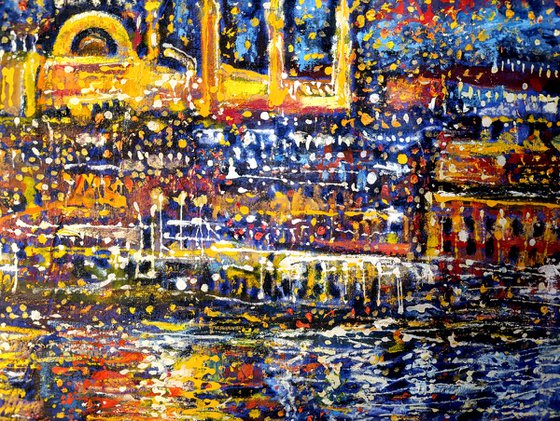 Bosphorus at Starry Night