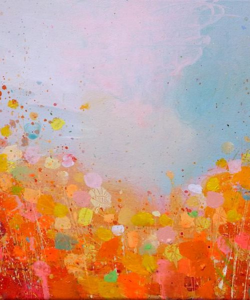 Orange And Pink Day by Sandy Dooley