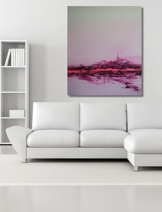 Wide Open Pink (100 x 120 cm) XXL (40 x 48 inches)