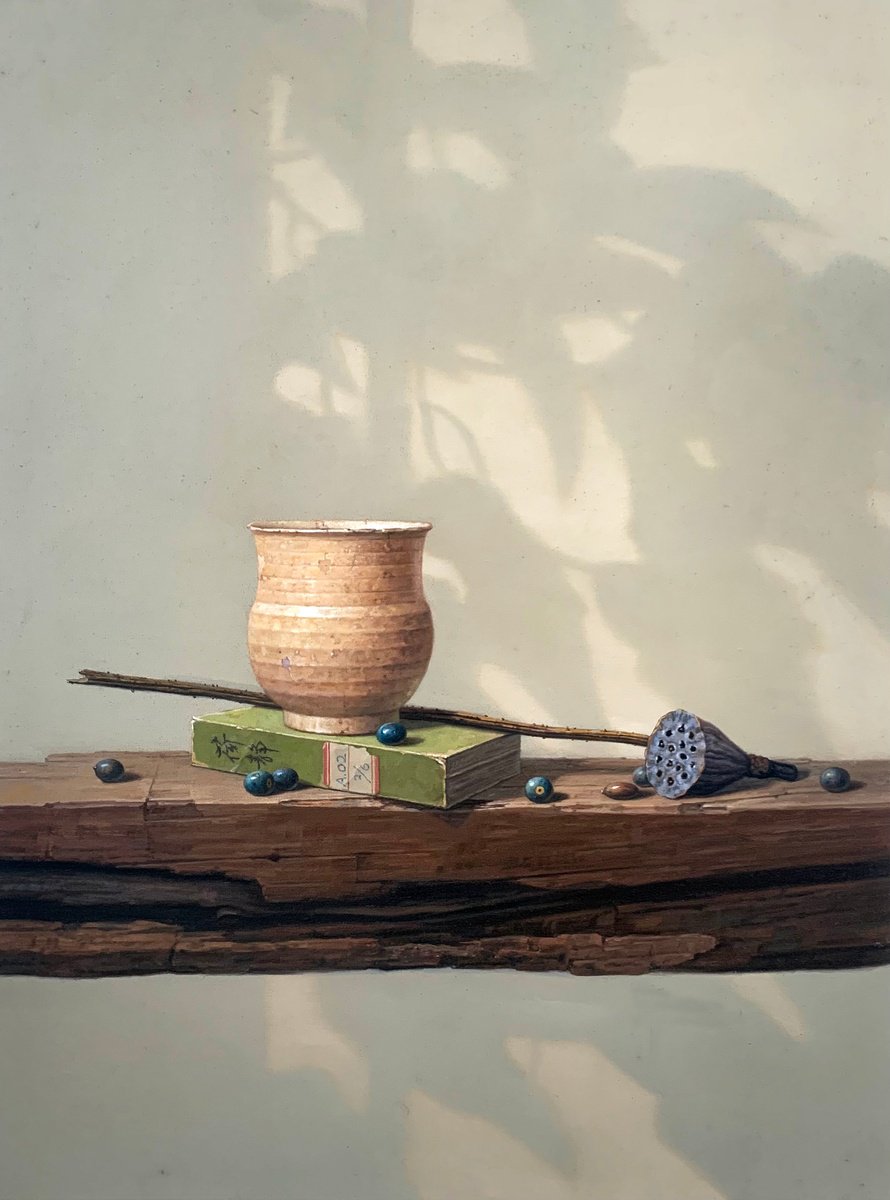 Still life:zen art c149 by Kunlong Wang