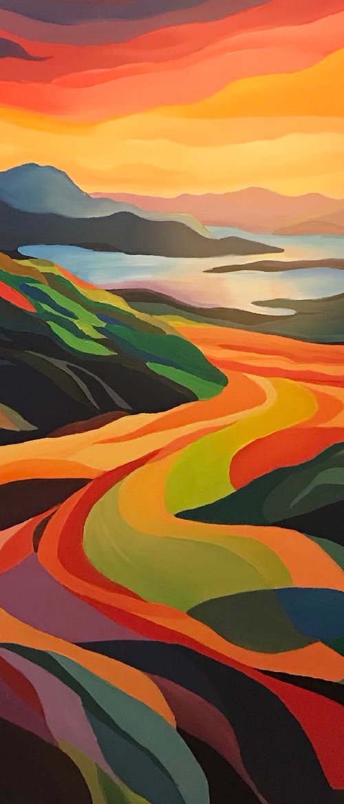 Fire valley by Ceysu Erhan