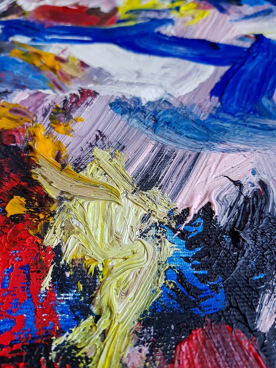 - Senom - Willem de Kooning style abstract painting