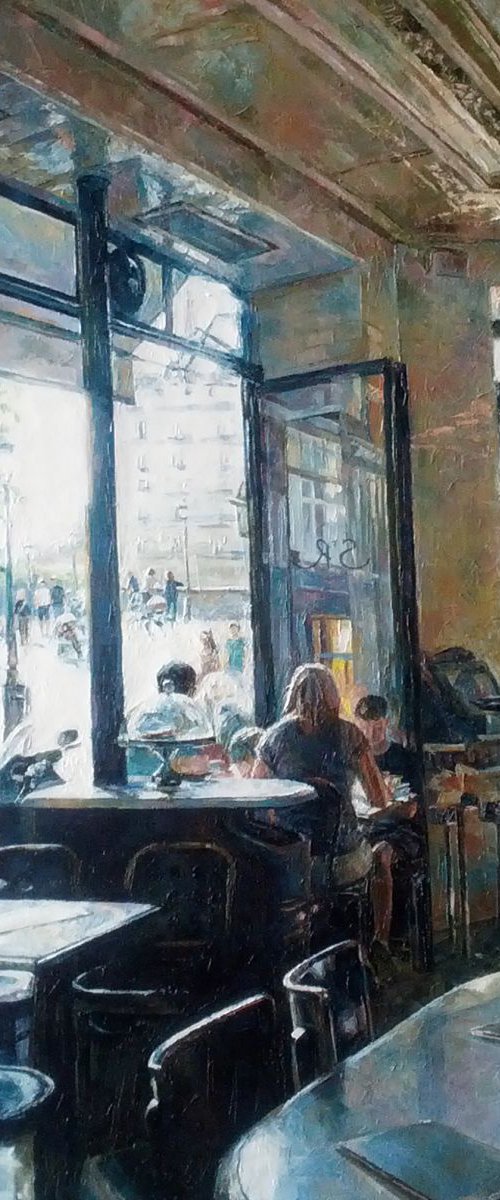 Breakfast at Cafe Le Saint Regis by Natalia Sidorina
