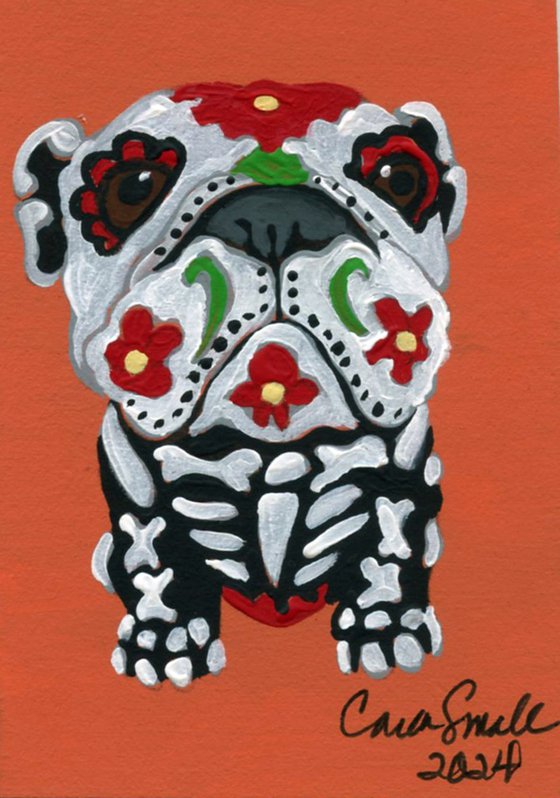 Day of the Dead English Bulldog