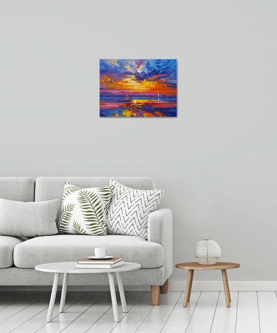 Orange sky
