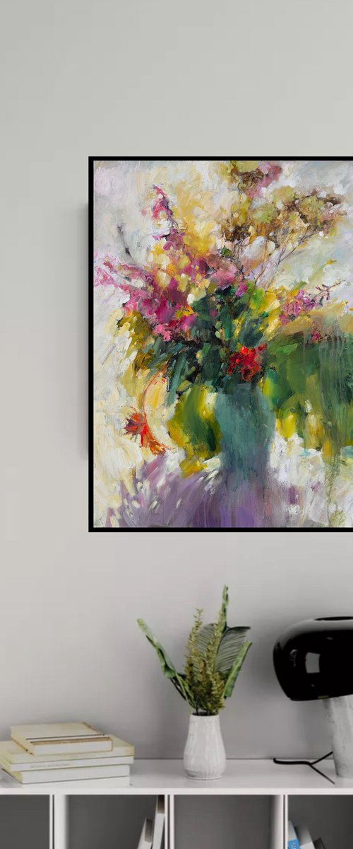 Floral Glow by Olha Laptieva