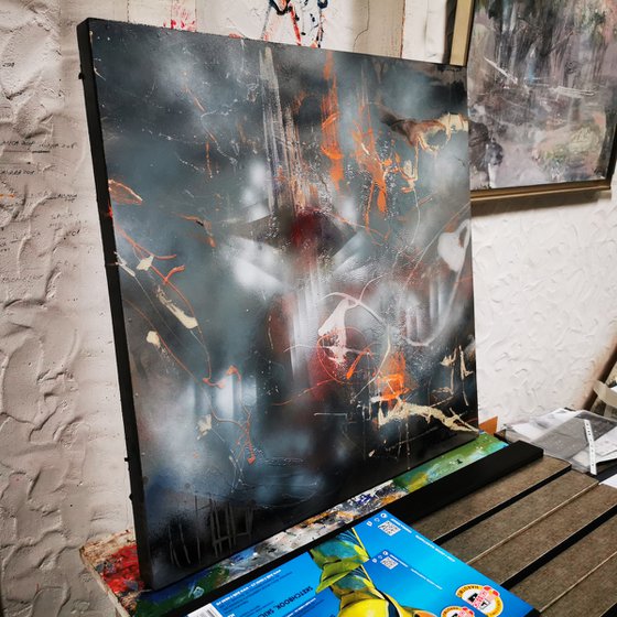 The silence after the storm beautiful abstract mindscape by master O Kloska