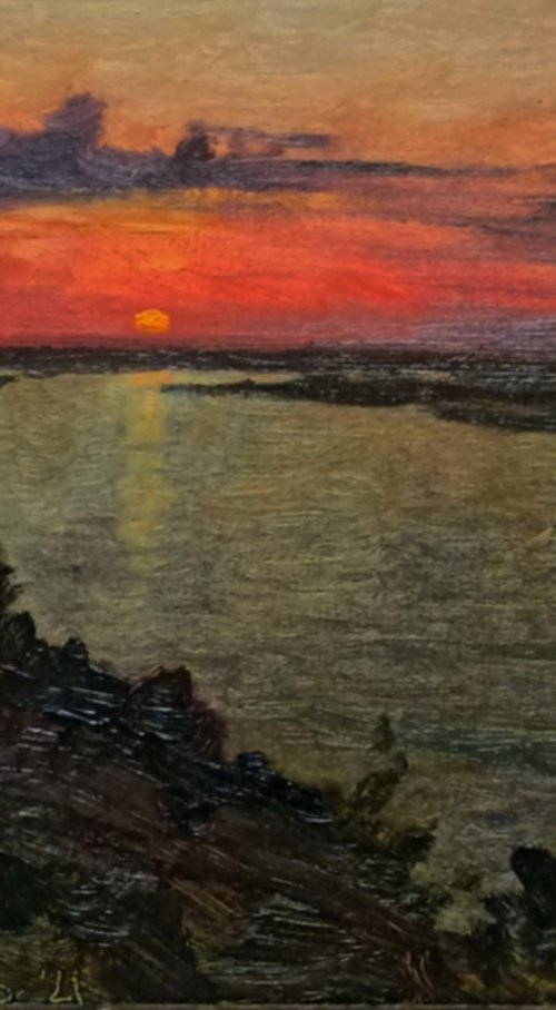 Evening coolness of the Dnieper by Denys Gorodnychyi