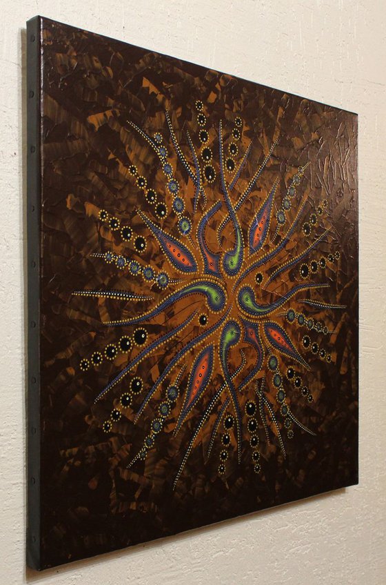 Abstract shapes movement / Brown