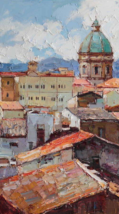 Sunlit Rooftops of Palermo by Anastasiia Valiulina
