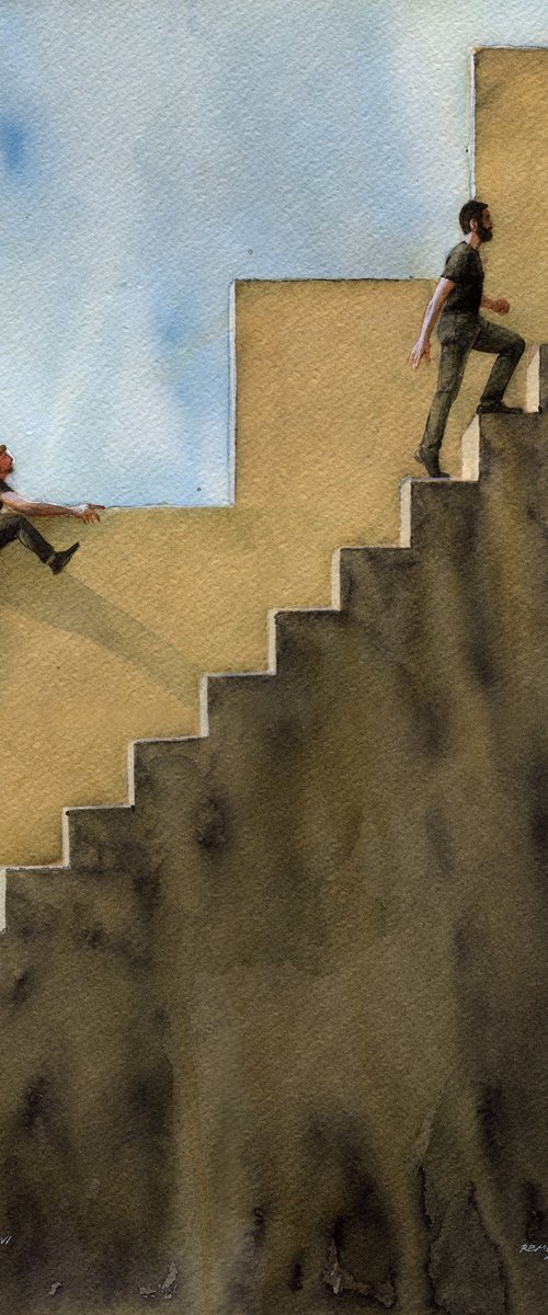 The way up the stairs by REME Jr.