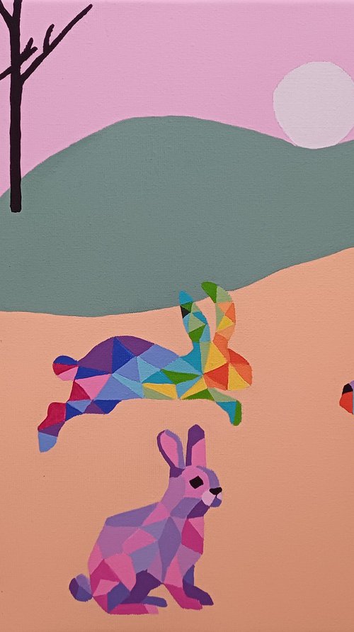 Rabbits by Corinne Hamer