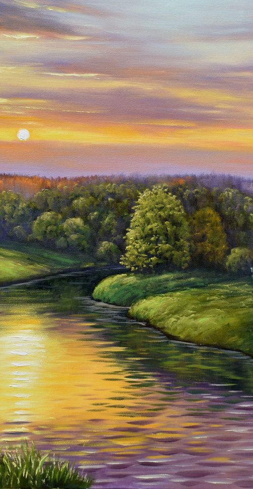 The Kiss of Sunset by Yulia Nikonova