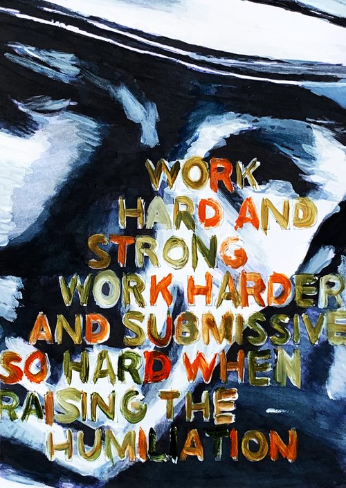 Work Hard & Strong by Siniša Alujević