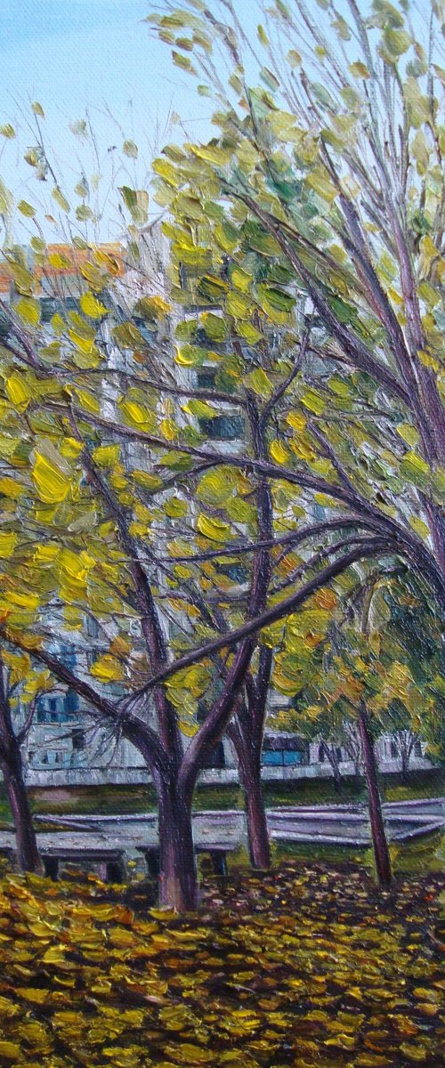 Yellow autumn by Olga Knezevic