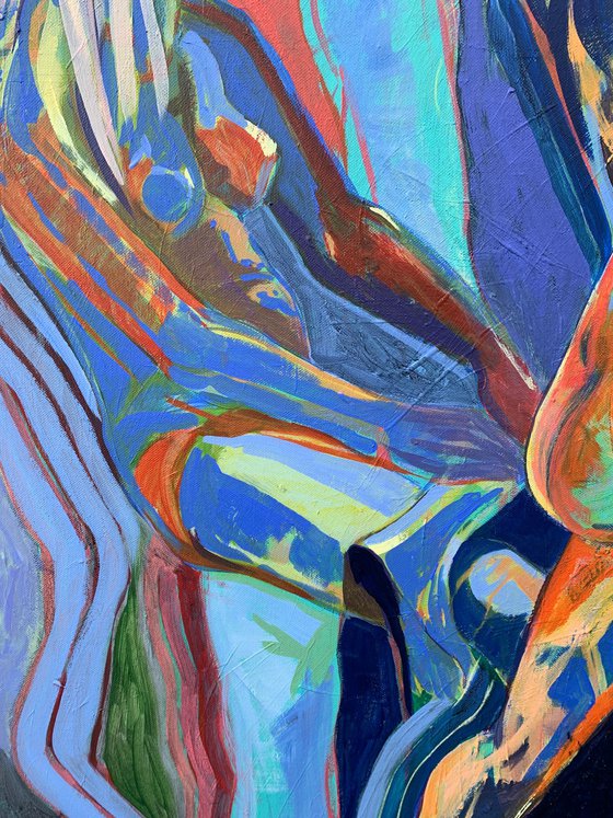 Time-lapsed Abstract Nudes